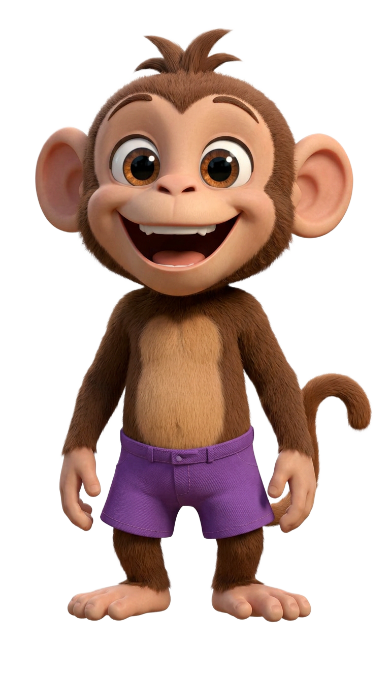 Bibi the Monkey from Jungle Beats